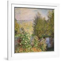 A Corner of the Garden at Montgeron, 1876-7-Claude Monet-Framed Giclee Print