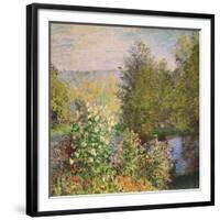 A Corner of the Garden at Montgeron, 1876-7-Claude Monet-Framed Giclee Print