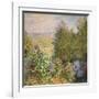 A Corner of the Garden at Montgeron, 1876-7-Claude Monet-Framed Premium Giclee Print