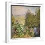 A Corner of the Garden at Montgeron, 1876-7-Claude Monet-Framed Premium Giclee Print