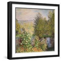 A Corner of the Garden at Montgeron, 1876-7-Claude Monet-Framed Giclee Print