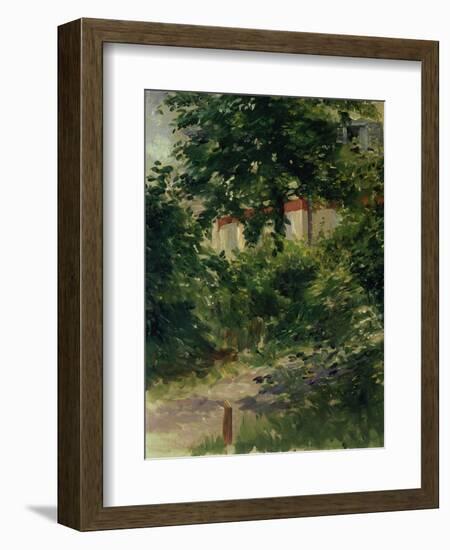 A Corner of the Garden in Rueil, 1882-Edouard Manet-Framed Giclee Print