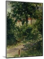 A Corner of the Garden in Rueil, 1882-Edouard Manet-Mounted Giclee Print