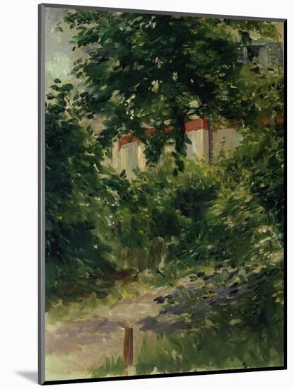 A Corner of the Garden in Rueil, 1882-Edouard Manet-Mounted Giclee Print