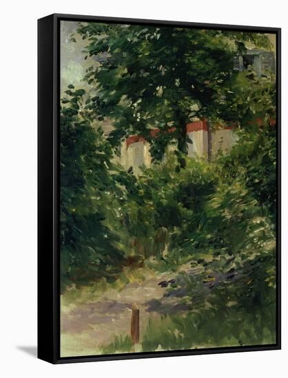 A Corner of the Garden in Rueil, 1882-Edouard Manet-Framed Stretched Canvas