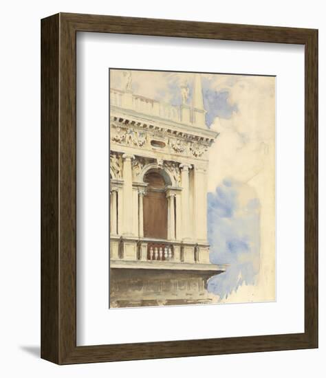 A Corner of the Library in Venice, 1904/07-John Singer Sargent-Framed Art Print