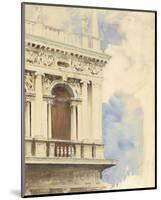 A Corner of the Library in Venice, 1904/07-John Singer Sargent-Mounted Art Print