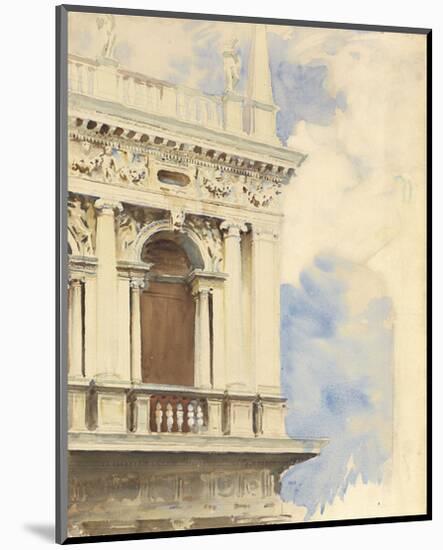 A Corner of the Library in Venice, 1904/07-John Singer Sargent-Mounted Art Print