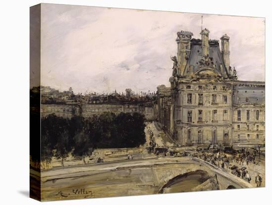 A Corner of the Louvre, 1885-1900-Antoine Vollon-Stretched Canvas