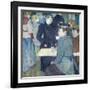 A Corner of the Moulin De La Galette by Henri De Toulouse-Lautrec-Henri de Toulouse-Lautrec-Framed Giclee Print