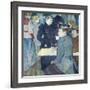 A Corner of the Moulin De La Galette by Henri De Toulouse-Lautrec-Henri de Toulouse-Lautrec-Framed Giclee Print