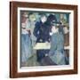 A Corner of the Moulin De La Galette by Henri De Toulouse-Lautrec-Henri de Toulouse-Lautrec-Framed Giclee Print