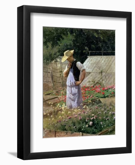 A Corner of the Rose Garden at Bagatelle-Henri Adolphe Laissement-Framed Giclee Print