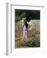 A Corner of the Rose Garden at Bagatelle-Henri Adolphe Laissement-Framed Giclee Print