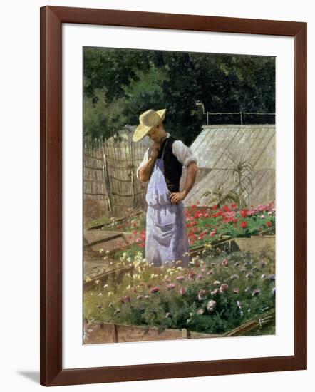 A Corner of the Rose Garden at Bagatelle-Henri Adolphe Laissement-Framed Giclee Print