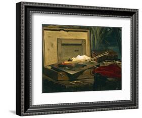 A Corner of the Studio, 1861-Claude Monet-Framed Giclee Print