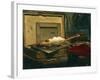 A Corner of the Studio, 1861-Claude Monet-Framed Giclee Print