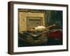 A Corner of the Studio, 1861-Claude Monet-Framed Giclee Print