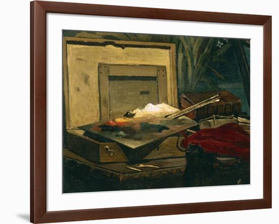 A Corner of the Studio, 1861-Claude Monet-Framed Giclee Print