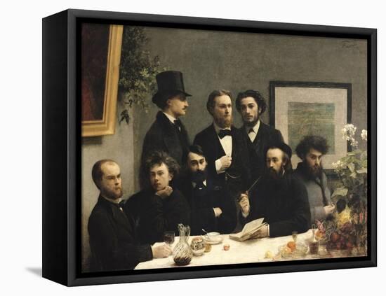 A Corner of the Table, 1872-Henri Fantin-Latour-Framed Stretched Canvas