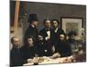 A Corner of the Table by Ignace Henri Fantin-Latour-null-Mounted Photographic Print