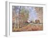 A Corner of the Woods at Sablons, 1883-Alfred Sisley-Framed Giclee Print