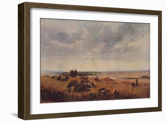 A Cornfield, 1815, (1938)-Peter De Wint-Framed Giclee Print