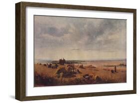 A Cornfield, 1815, (1938)-Peter De Wint-Framed Giclee Print