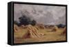 A Cornfield at Harlow, Essex-Henry Parker-Framed Stretched Canvas