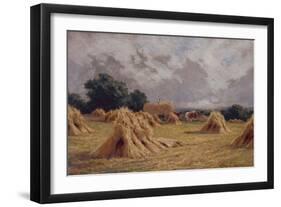A Cornfield at Harlow, Essex-Henry Parker-Framed Giclee Print