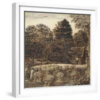 A Cornfield, Shoreham at Twilight-Samuel Palmer-Framed Giclee Print