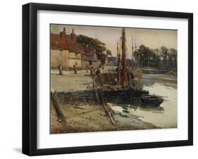 A Cornish Fishing Village, 1900-Edward Reginald Frampton-Framed Giclee Print