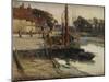 A Cornish Fishing Village, 1900-Edward Reginald Frampton-Mounted Giclee Print