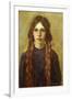 A Cornish Girl-Harold Harvey-Framed Giclee Print