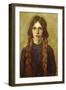 A Cornish Girl-Harold Harvey-Framed Giclee Print