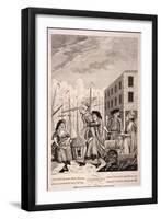 A Cornish Hug, 1781-John Nixon-Framed Giclee Print