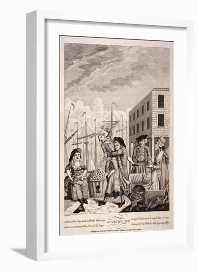 A Cornish Hug, 1781-John Nixon-Framed Giclee Print