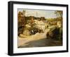 A Cornish Village, 1925 (Oil on Canvas)-Stanhope Alexander Forbes-Framed Giclee Print