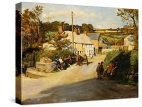 A Cornish Village, 1925 (Oil on Canvas)-Stanhope Alexander Forbes-Stretched Canvas