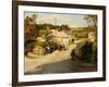 A Cornish Village, 1925 (Oil on Canvas)-Stanhope Alexander Forbes-Framed Giclee Print