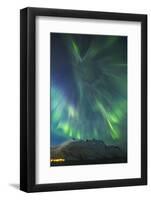 A Coronal Burst of Aurora Borealis (Northern Lights) During a Solar Storm in Northern Norway-Andy Farrer-Framed Photographic Print