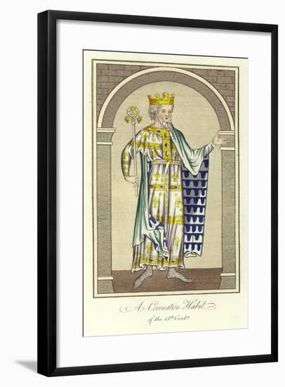 A Coronation Habit of the 13th Century-null-Framed Giclee Print
