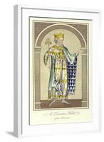 A Coronation Habit of the 13th Century-null-Framed Giclee Print