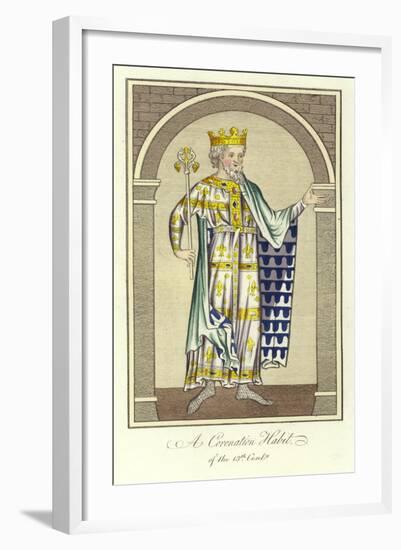 A Coronation Habit of the 13th Century-null-Framed Giclee Print