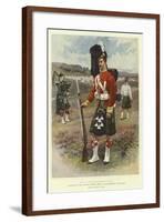 A Corporal of the Princess Louise'S, Argyll and Sutherland Highlanders-William Small-Framed Giclee Print