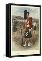 A Corporal of the Princess Louise'S, Argyll and Sutherland Highlanders-William Small-Framed Stretched Canvas