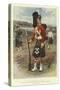 A Corporal of the Princess Louise'S, Argyll and Sutherland Highlanders-William Small-Stretched Canvas