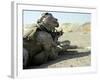 A Corpsman Fires His M16A2 Service Rifle to Acquire a Battle Sight Zero-Stocktrek Images-Framed Photographic Print