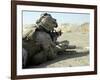 A Corpsman Fires His M16A2 Service Rifle to Acquire a Battle Sight Zero-Stocktrek Images-Framed Photographic Print