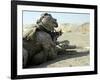 A Corpsman Fires His M16A2 Service Rifle to Acquire a Battle Sight Zero-Stocktrek Images-Framed Photographic Print